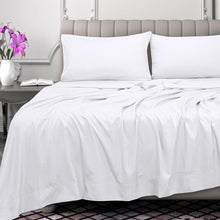 Load image into Gallery viewer, JUSIUU 300 TC 100% Cotton Hotel Quality Flat Sheet Ultra Soft Breathable