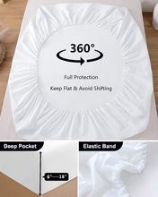 Load image into Gallery viewer, Waterproof Mattress Protector Deep Pocket Towelling Noiseless Bed Cover
