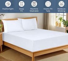 Load image into Gallery viewer, JUSIUU Hotel Quality 100% Cotton 300tc Ultra-Soft Luxury Fitted Sheet