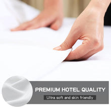 Load image into Gallery viewer, JUSIUU 300 TC 100% Cotton Hotel Quality Flat Sheet Ultra Soft Breathable