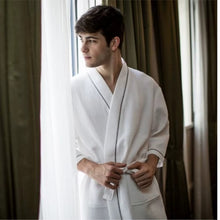 Load image into Gallery viewer, Women's Waffle Robe Soft Comfy 3/4 Sleeve Bathrobe with Belted and Pockets