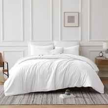 Load image into Gallery viewer, JUSIUU Hotel Quality 300tc Duvet Cover Set 100% Cotton Sateen Soft Cooling