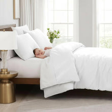 Load image into Gallery viewer, JUSIUU Hotel Quality 300tc Duvet Cover Set 100% Cotton Sateen Soft Cooling