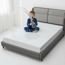 Load image into Gallery viewer, Waterproof Mattress Protector Deep Pocket Towelling Noiseless Bed Cover