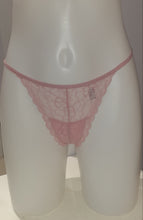 Load image into Gallery viewer, Transparent Lace T Back Undewear