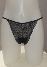 Load image into Gallery viewer, Transparent Lace T Back Undewear