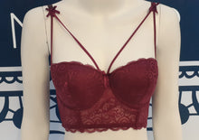 Load image into Gallery viewer, Strappy underwired longline bra