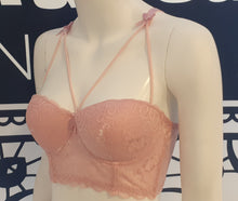 Load image into Gallery viewer, Strappy underwired longline bra