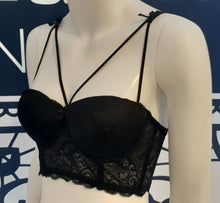 Load image into Gallery viewer, Strappy underwired longline bra