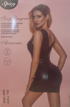 Load image into Gallery viewer, Latex mini dress