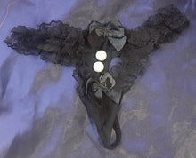 Load image into Gallery viewer, Lacey fancy G string pearl decoration