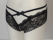 Load image into Gallery viewer, Strappy Open Crotch Fancy Bikini Panty