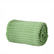 Load image into Gallery viewer, Super Soft Fleece Throw Blanket Lightweight Striped Design
