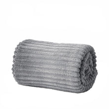 Load image into Gallery viewer, Super Soft Fleece Throw Blanket Lightweight Striped Design
