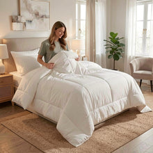 Load image into Gallery viewer, Quilted Comforter Duvet Insert All Season Down Alternative Soft
