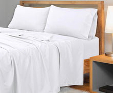 Load image into Gallery viewer, JUSIUU 300 TC 100% Cotton Hotel Quality Flat Sheet Ultra Soft Breathable
