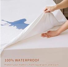 Load image into Gallery viewer, Waterproof Mattress Protector Deep Pocket Towelling Noiseless Bed Cover
