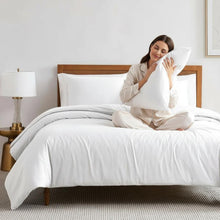 Load image into Gallery viewer, JUSIUU Hotel Quality 300tc Duvet Cover Set 100% Cotton Sateen Soft Cooling
