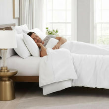 Load image into Gallery viewer, JUSIUU Hotel Quality 300tc Duvet Cover Set 100% Cotton Sateen Soft Cooling
