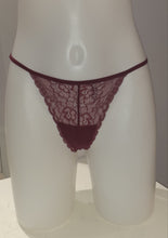 Load image into Gallery viewer, Transparent Lace T Back Undewear
