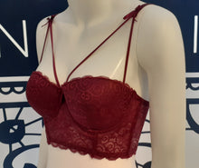 Load image into Gallery viewer, Strappy underwired longline bra
