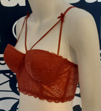 Load image into Gallery viewer, Strappy underwired longline bra
