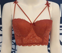 Load image into Gallery viewer, Strappy underwired longline bra
