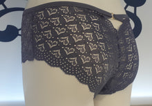 Load image into Gallery viewer, Heart Shape Lace Sexy V-Back Criss Cross Panty
