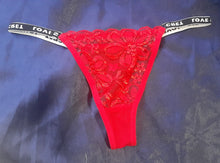 Load image into Gallery viewer, Fancy G string with love secret print
