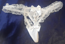 Load image into Gallery viewer, Lacey fancy G string pearl decoration
