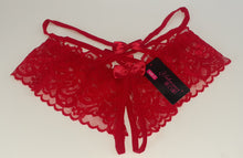 Load image into Gallery viewer, Strappy Open Crotch Fancy Bikini Panty

