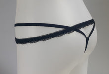 Load image into Gallery viewer, Crotchless strappy G-string
