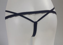 Load image into Gallery viewer, Crotchless strappy G-string
