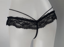 Load image into Gallery viewer, Lacy strappy G-string
